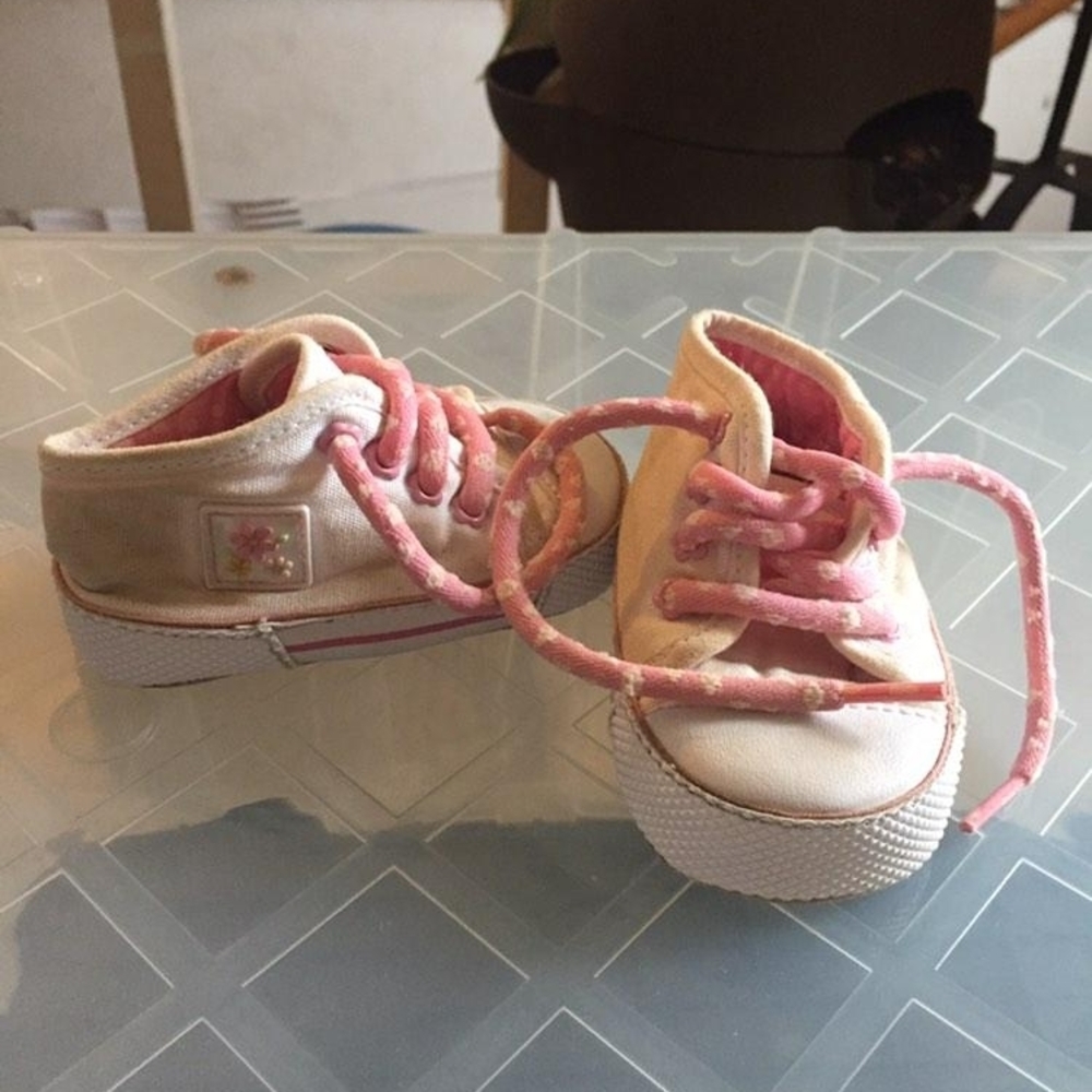 Carter's Pink and Cream Kids Sneakers